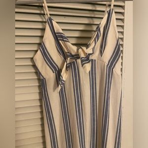 Roxy midi striped dress nwot